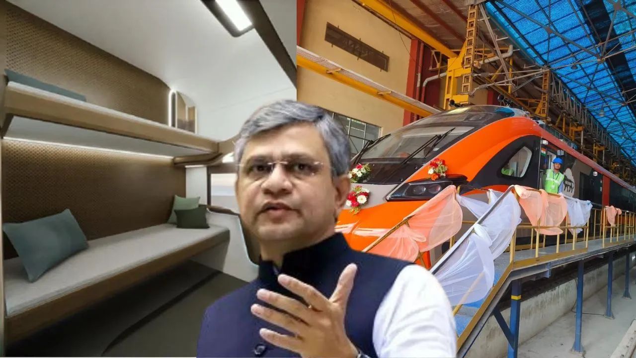 बिनधास्त झोपा... वंदे भारत स्लीपरचा फर्स्ट लूक समोर; पाहा... हायस्पीड लक्झरीयस ट्रेनचे ५ फोटो