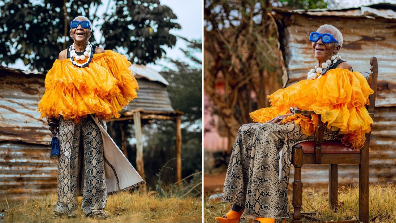 वयाचं बंधन झुगारत 90 वर्षांच्या आजीचा ग्लॅमरस लुक; इंटरनेटवर धुमाकूळ…पाहा फोटो