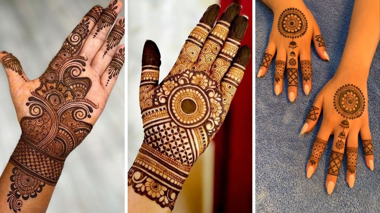 नवरात्रीमध्ये मेहंदीशिवाय हात अपूर्ण, हातांवर काढा ‘या’ सुंदर मेहंदी डिझाइन्स