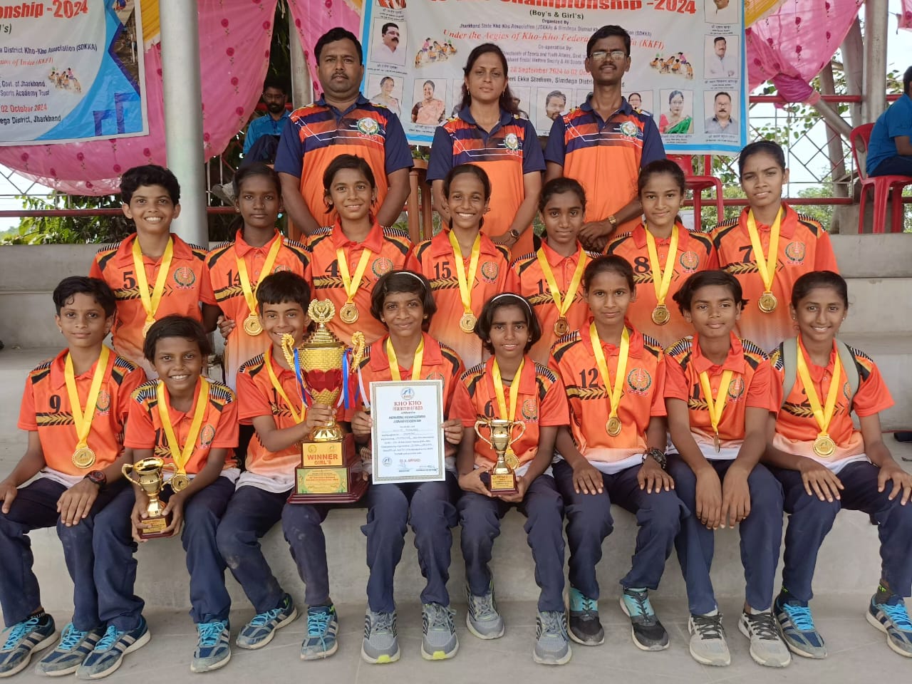 Double Gold Crown for Maharashtra in National Championship Kho-Kho Tournament 