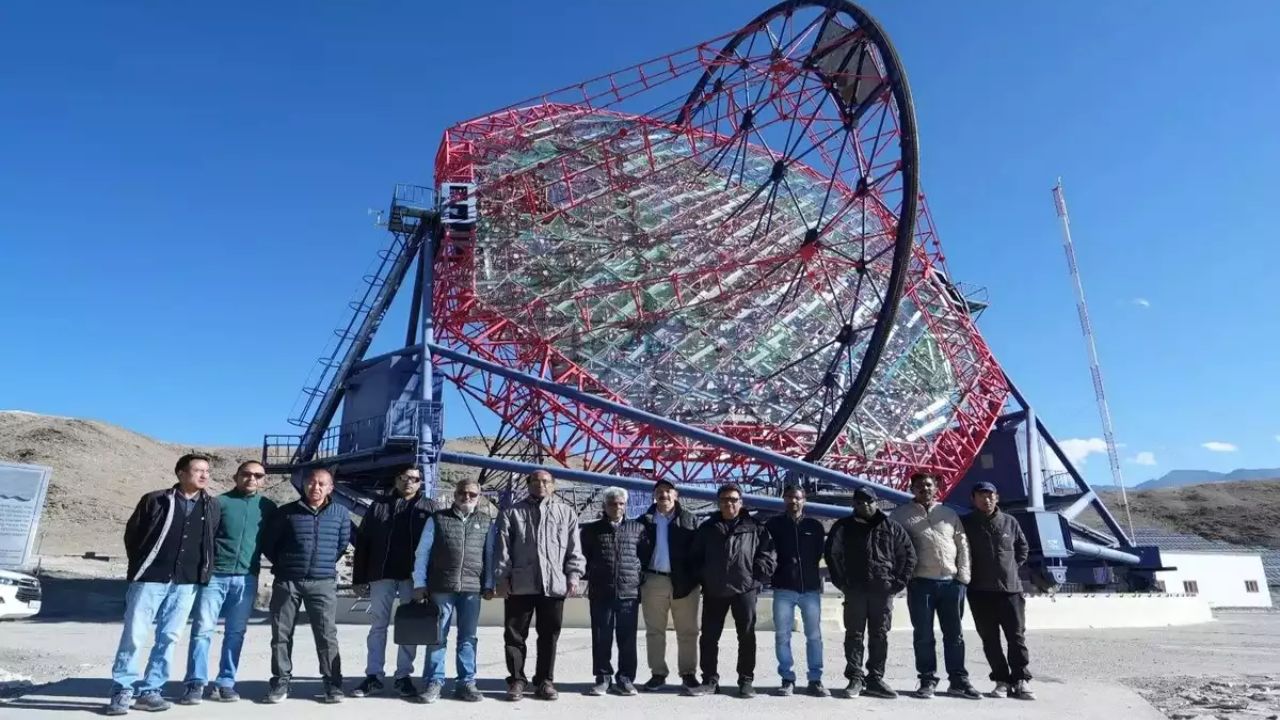 India's Big Mile in Space Construction of world's tallest telescope in Ladakh
