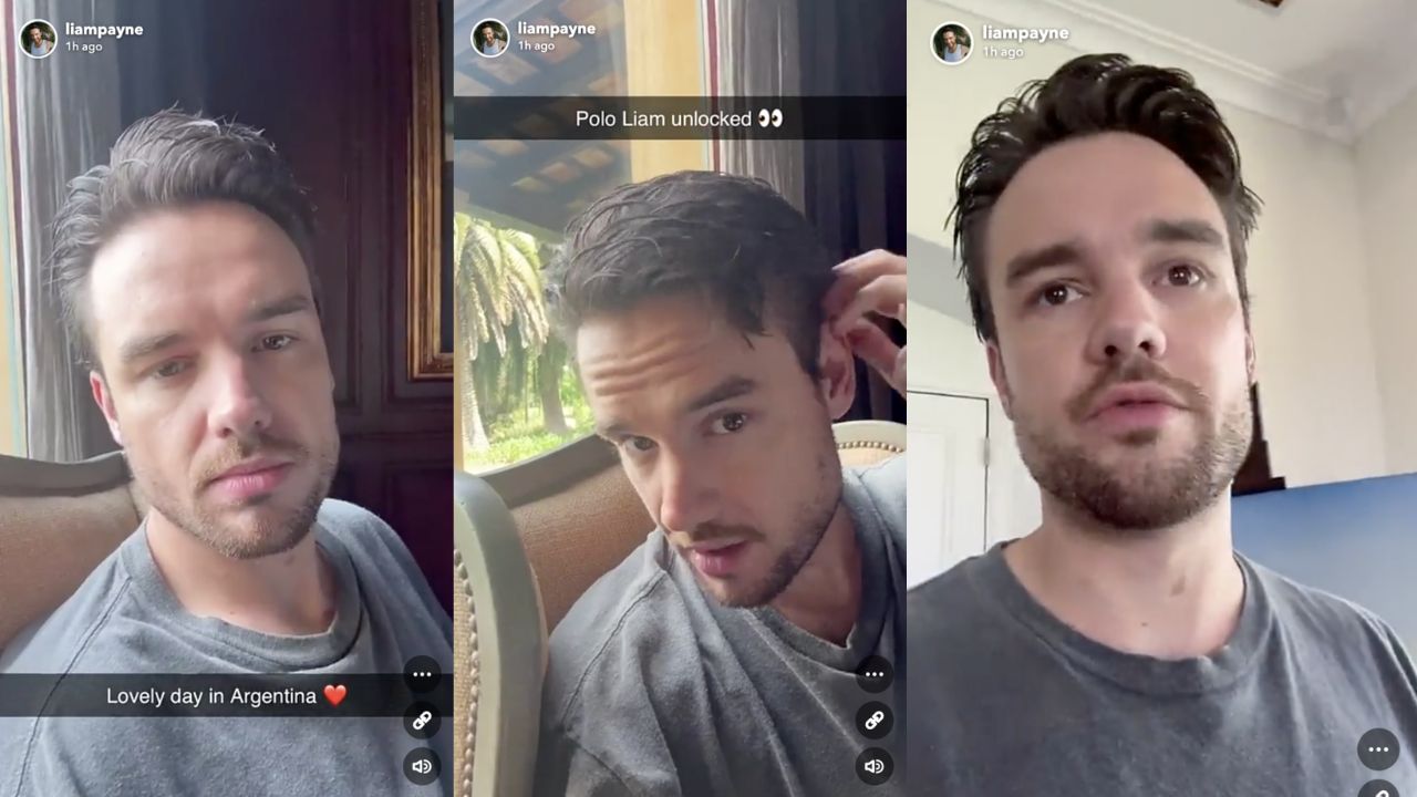 Liam Payne of pop band 'One Direction' fame An hour before his death, he made a 'such' post