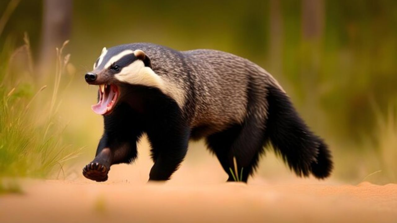 the rare 'honey badger' that fights beehives for honey A chivalrous warrior in nature