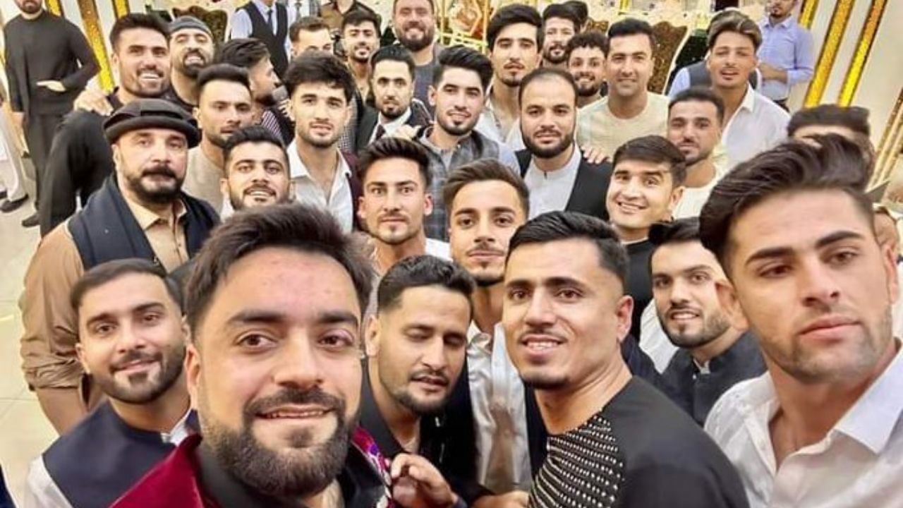 अफगाणिस्तान क्रिकेट बोर्डने त्यांच्या सोशल मीडियावर काही फोटो शेअर त्याच्या लग्नाची माहिती दिली आहे. फोटो सौजन्य - सोशल मीडिया 