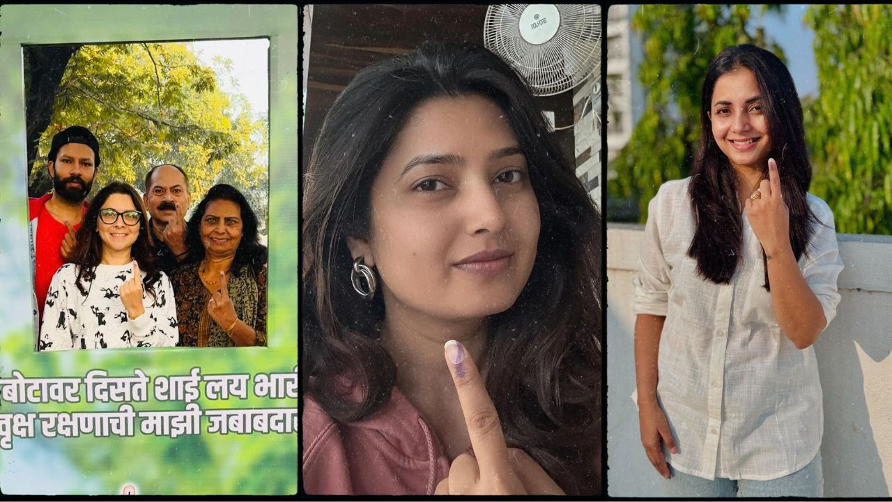अभिनेत्री सोनाली कुलकर्णी, प्राजक्ता माळी आणि सायली संजीव