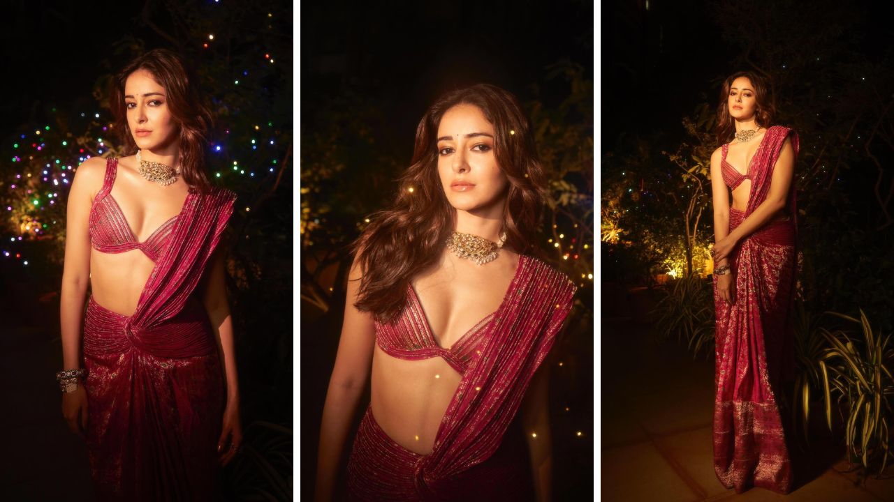 Ananya Panday Saree