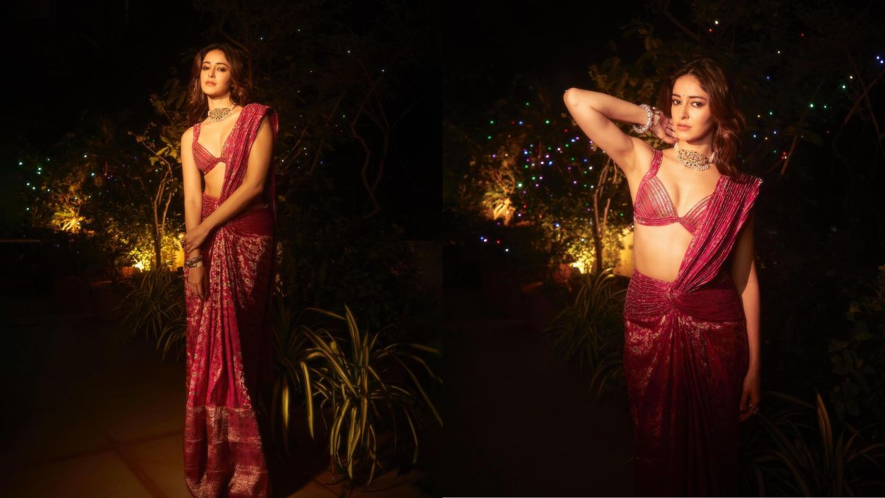 स्टायलिश रेड साडी, फॅन्सी ब्लाऊज कॅरी करून अभिनेत्रीने खूप सुंदर फोटोशूट केले आहे. व्हाईट डायमंड नेकलेस, बांगड्या आणि सिंपल लूक असा अभिनेत्रीने संपूर्ण लूक केलेला आहे. या फोटोंमध्ये ती ग्लॅमरस अंदाजात दिसत आहे.