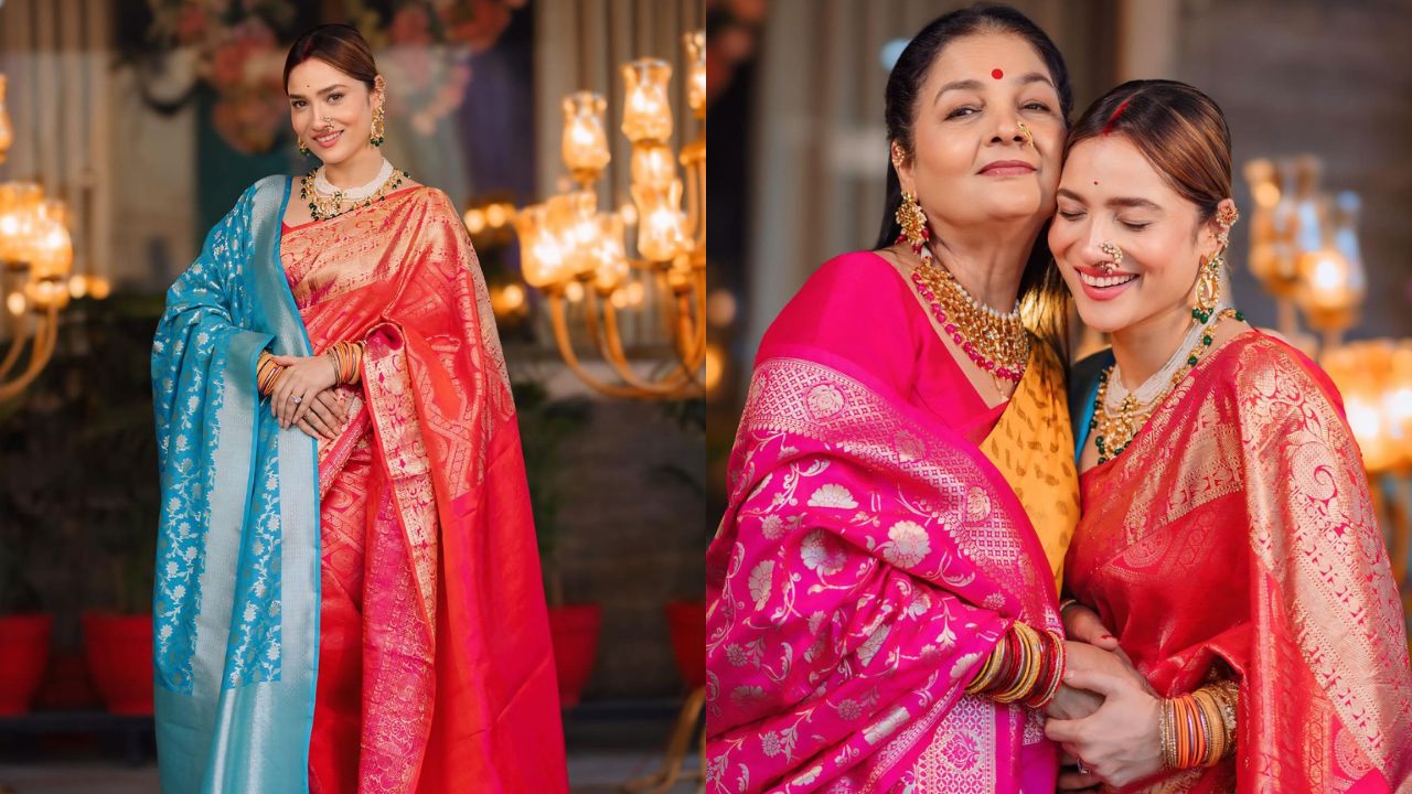 मराठमोळ्या लुकवर अभिनेत्रीने मराठमोळे दागिने वेअर करून एकापेक्षा एक हटके अंदाजात फोटो पोजेस दिल्या आहेत. अभिनेत्रीच्या फोटो पोजेसची जोरदार चर्चा होत आहे.