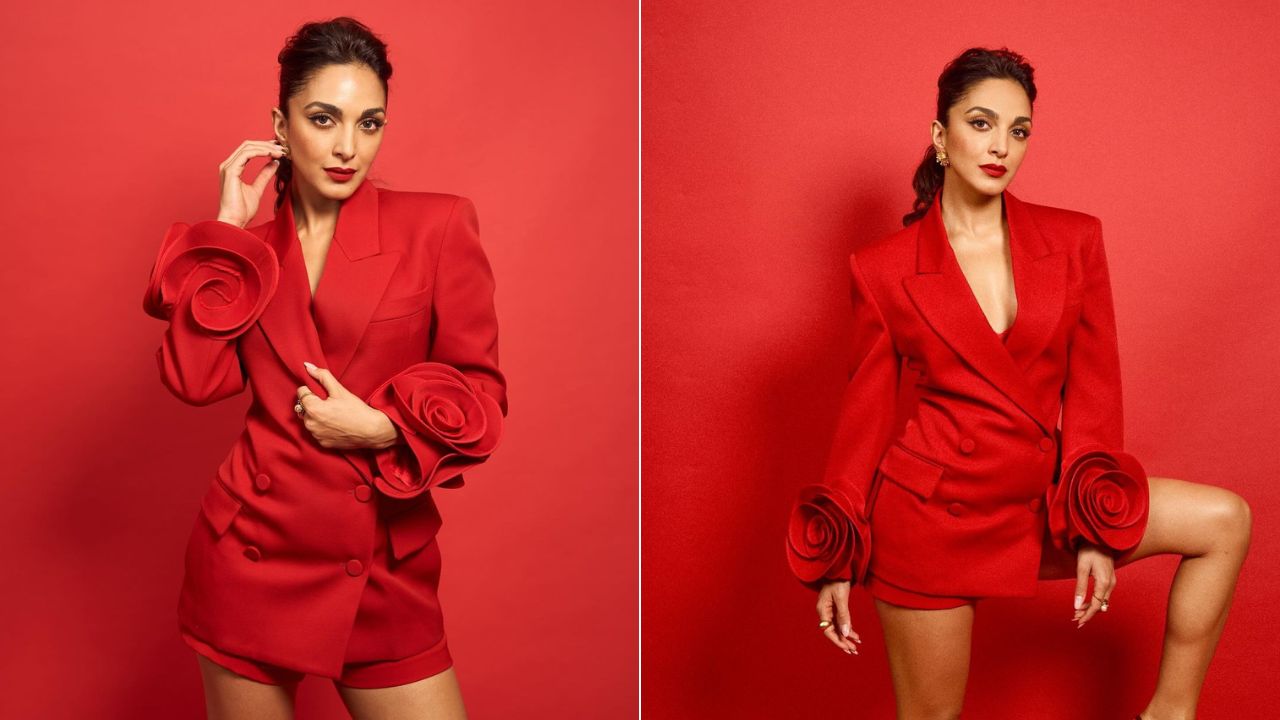 शेअर केलेल्या फोटोमध्ये अभिनेत्रीने लाल रंगाचा कोट घातला आहे. या कोटवर हातावर लाल रंगाची फुल देखील आहेत त्यामुळे त्या ड्रेसची सुंदरता वाढली आहे. फोटो सौजन्य - सोशल मीडिया