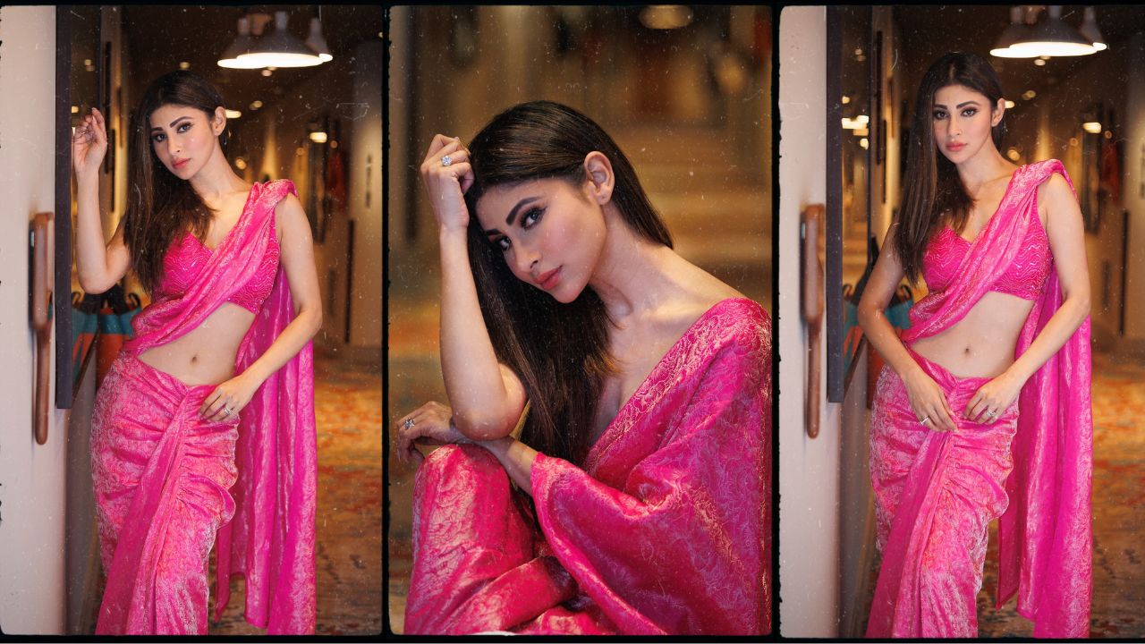 Mouni Roy Saree