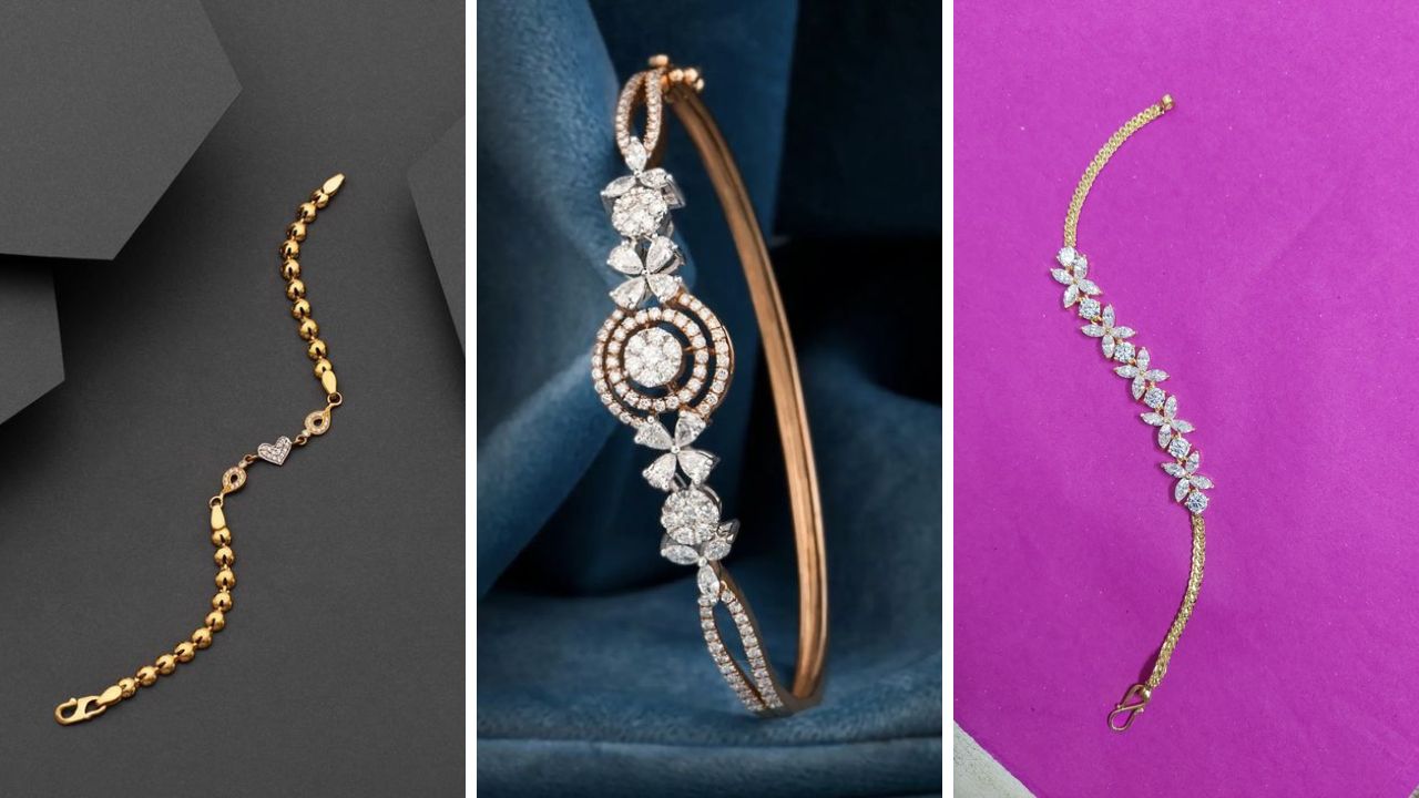 हातांचे सौंदर्य खुलून ‘या’ डिझाईन्सचे सोन्याचे ब्रेसलेट नक्की ट्राय करा, हात दिसतील अधिक सुंदर