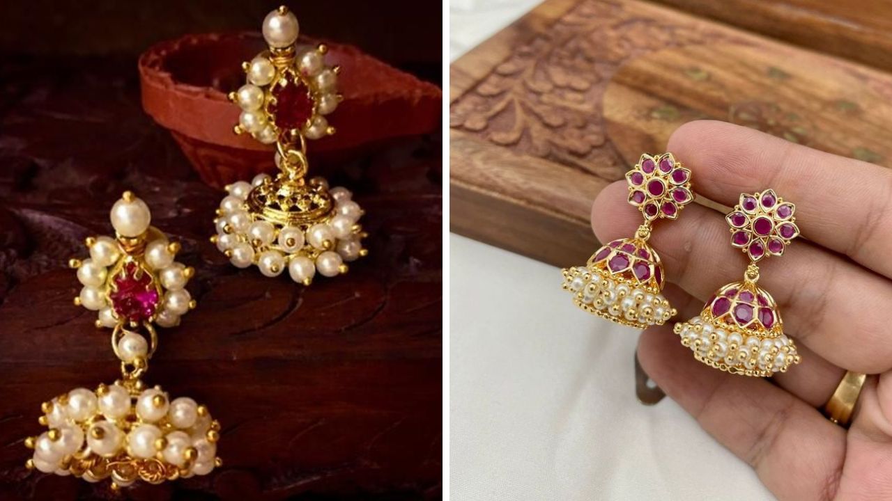 लग्न समारंभात परिधान करा सुंदर मोती कानातले, लुक दिसेल इतरांपेक्षा वेगळा