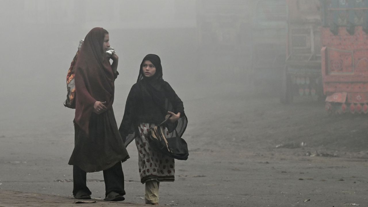Black smoke from pollution in Lahore seen from space UNICEF warned of danger
