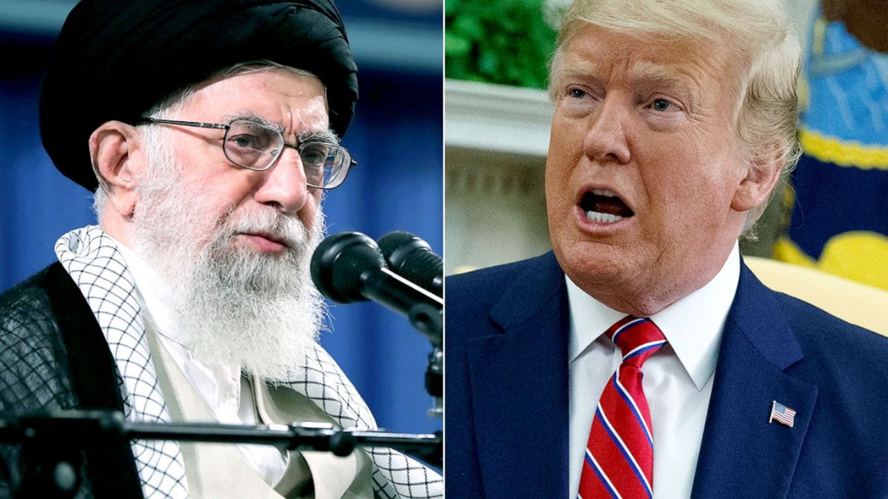 American government's hands stained with blood Iran's Supreme Leader Khamenei lashed out at America
