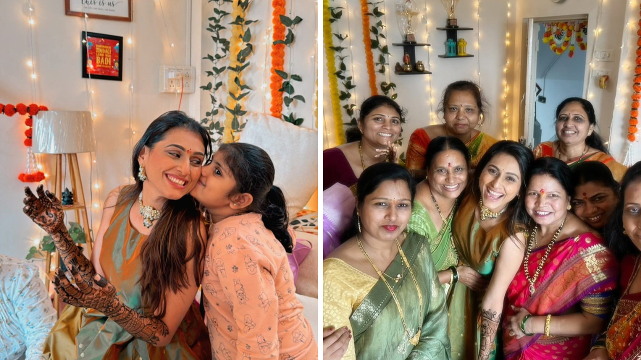 कुटुंबासह अनेक फोटो रेश्माने शेअर केले असून तिच्या चेहऱ्यावरील आनंदच सर्व काही सांगून जात आहे. सध्या डेस्टिनेशन वेडिंग अथवा अन्य ट्रेंड चालू असताना रेश्माचा हा साधेपणा तिच्या चाहत्यांना नक्कीच भावला आहे