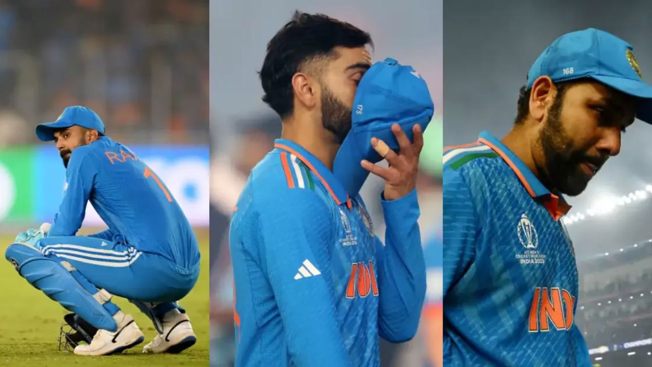 एकदिवसीय विश्वचषक २०२३ च्या पराभवाचा भारताच्या १४० करोड नागरिकांच्या डोळ्यात अश्रू. फोटो सौजन्य - सोशल मीडिया