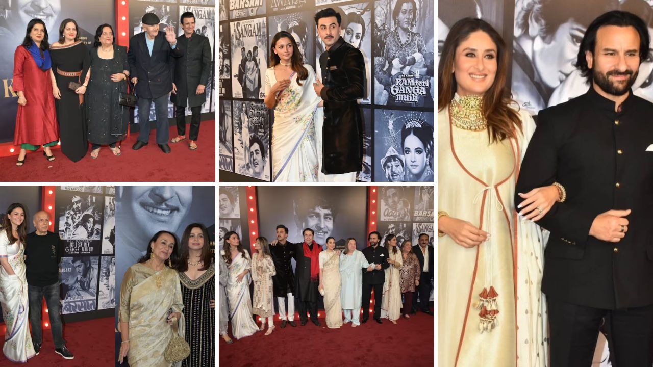 फिल्म फेस्टिव्हलमध्ये बॉलिवूड कलाकारांची हजेरी; मात्र रणबीर-आलियाने वेधले लक्ष! (फोटो सौजन्य - सोशल मीडिया)