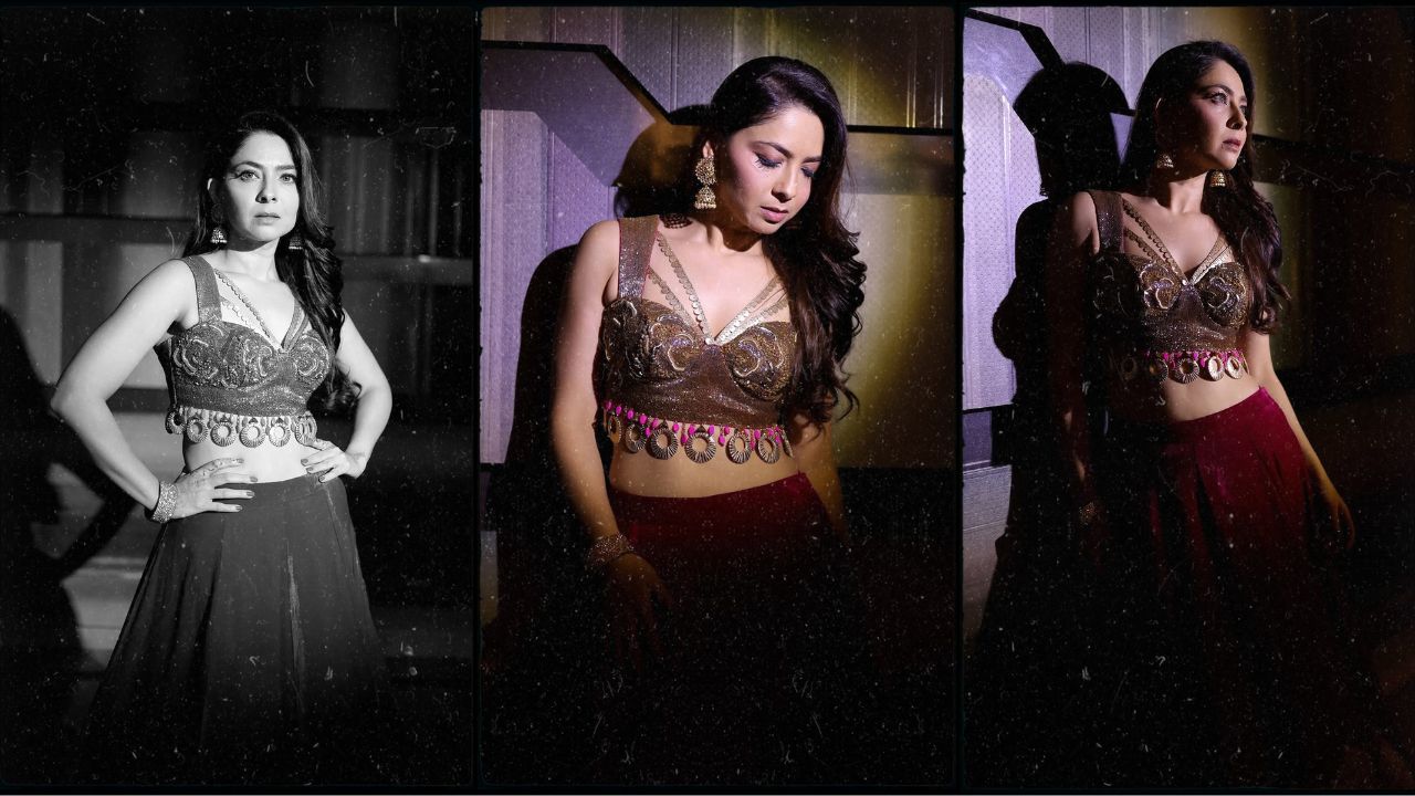 सो कुल ! सोनाली कुलकर्णीचा लाल रंगातल्या लेहेंग्यात क्लासी अंदाज