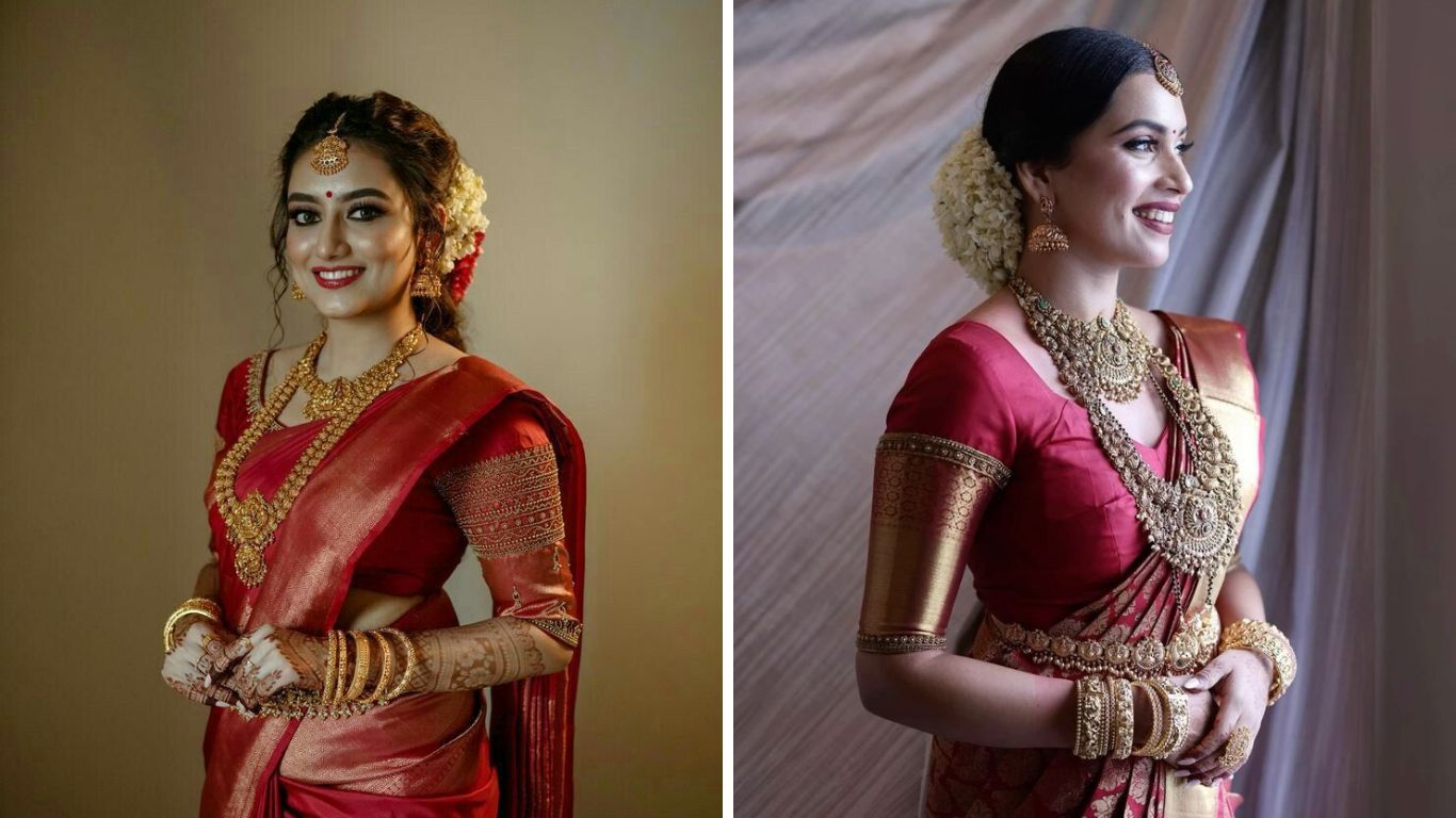 मल्याळी नववधू लग्नामध्ये सोन्याचे दागिने परिधान करतात. शिवाय लग्न समारंभात सोन्याच्या बांगड्या परिधान केल्या जातात.यामुळे नवरीचे सौंदर्य आणखीन वाढते. 