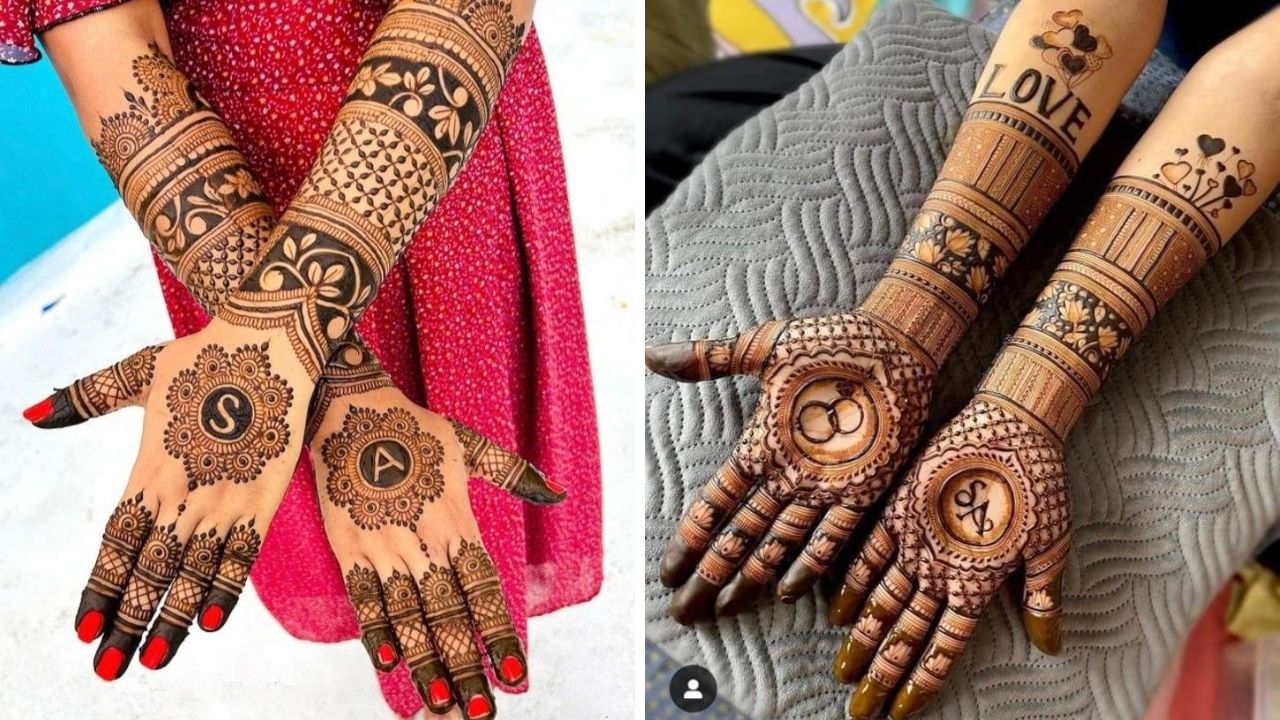 लग्नसराईचे दिवस सुरु असल्यामुळे नवरीच्या हातावर वेगवेगळ्या डिझाईनची भरलेली मेहंदी काढली जाते. त्यामुळे तुम्ही नवरीच्या हातावर या डिझाइन्सची बारीक नक्षीकाम काढू शकता.