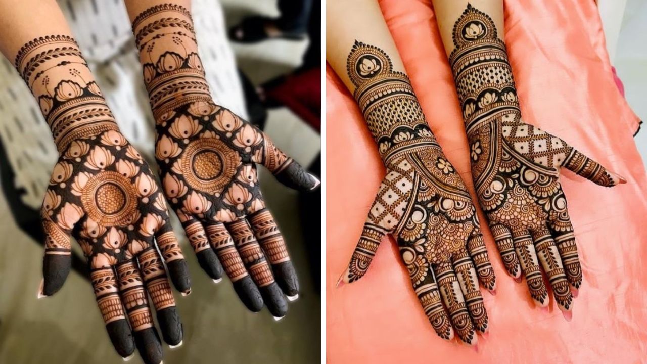 पूर्ण हात भरून महेंदी नको असल्यास तुम्ही या डिझाइन्सची साधी मेहंदी काढू शकता. यामुळे तुमचे हात आकर्षक आणि उठावदार दिसतील.