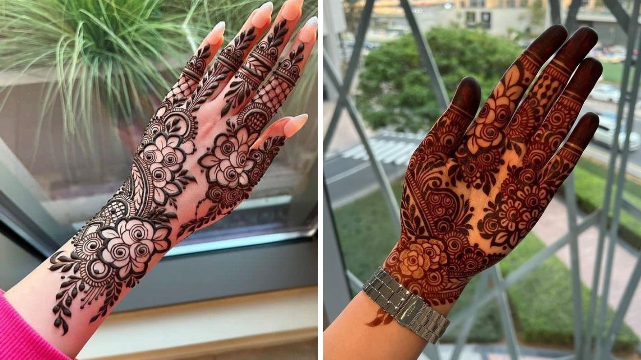 काहींना हातांवर जास्त मोठी आणि भरलेली डिझाईन काढायला आवडत नाही. अशावेळी तुम्ही हातांवर सुंदर आणि युनिक डिझाईनची अरेबिक मेहंदी काढू शकता. अरेबिक मेहंदी काढण्यासाठी जास्त वेळ लागत नाही.