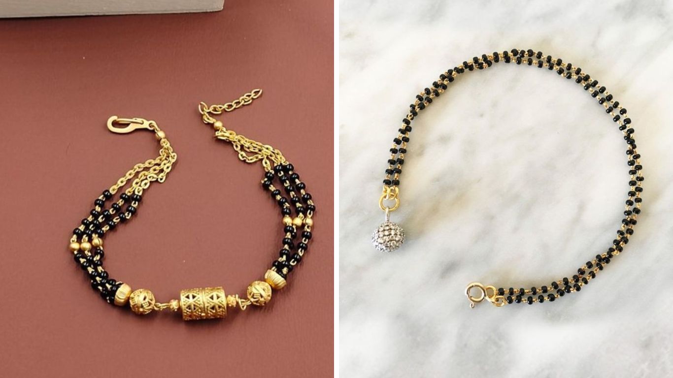 तुम्हाला जर जास्त मोठे दागिने घालायला आवडत नसतील तर तुम्ही या डिझाईनचे नाजूक साजूक ब्रेसलेट हातामध्ये घालू शकता. 