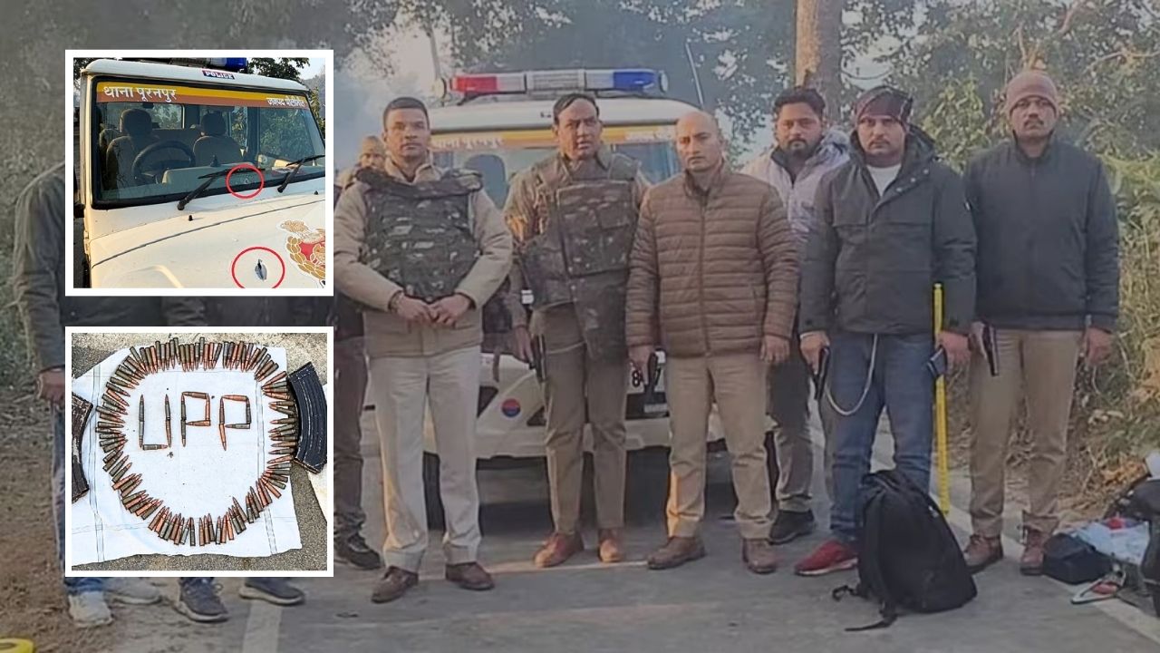 दोन राज्यांचे पोलीस अन् 756 किमी पाठलागाचा थरार; पिलीभीतमध्ये ३ दहशतवाद्यांचा खात्मा