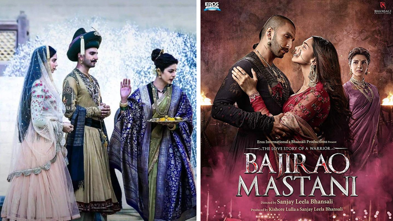 दीपिका पदुकोण, रणवीर सिंग आणि प्रियांका चोप्रा यांचा 'बाजीराव मस्तानी' हा चित्रपट देखील यात सामील आहे. हा चित्रपट 2015 मध्ये रिलीज करण्यात आला होता. संजय लीला भन्साळी दिग्दर्शित या चित्रपटावर बाजीराव पेशवे यांच्या वंशजांनी ऐतिहासिक तथ्यांशी छेडछाड केल्याचा आरोप केला होता. या चित्रपटाचे बजेट 145 कोटी रुपये होते आणि बॉक्स ऑफिसवर याने 356.2 कोटींची कमाई केली होती
