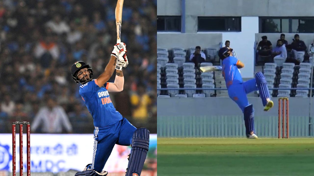 VIDEO : हवेत उडी मारत जितेश शर्माचा अफलातून झेल; विजय हजारे ट्रॉफीमध्ये आला ‘फ्लाइंग मॅन’