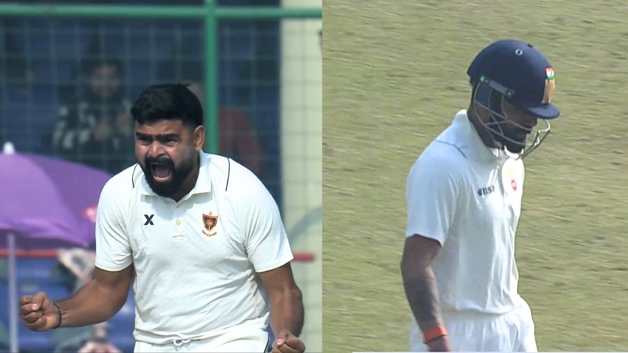 Ranji Trophy 2025 : विराट कोहलीला क्लिन बोल्ड करणारा हिमांशु सांगवान आहे तरी कोण; एकेकाळी रेल्वेमध्ये टिकीट कलेक्टर म्हणून केली नो