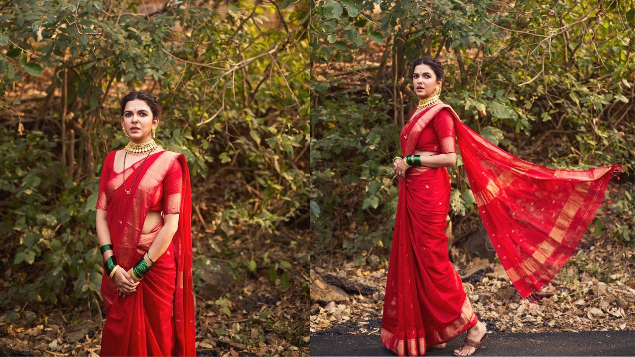 अभिनेत्रीने हा स्पेशल लूक चित्रपटाच्या ट्रेलर लाँचवेळी केला होता. तिच्या फॅशनचे चाहते कौतुक करत असून तिच्या लूकची ही जोरदार चर्चा होत आहे. मितालीने हे फोटोशूट निसर्गाच्या सान्निध्यात केले आहे.