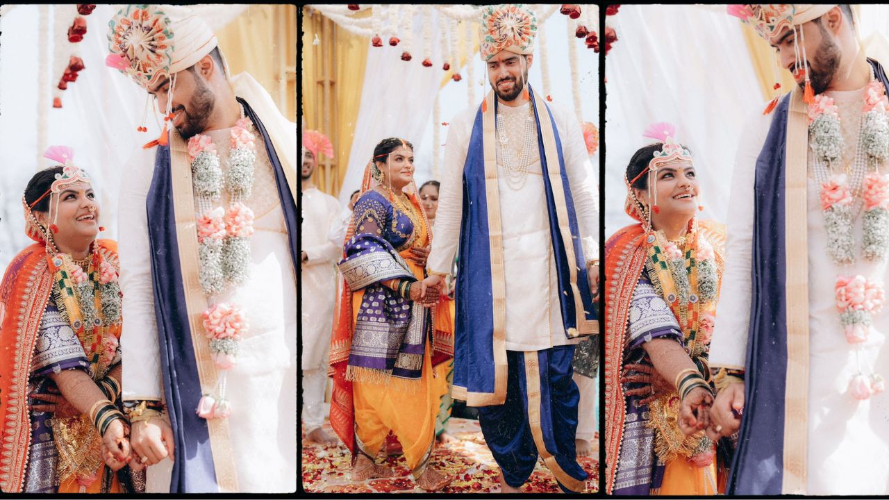 Tejashree Jadhav And Roshan Singh Wedding Photos