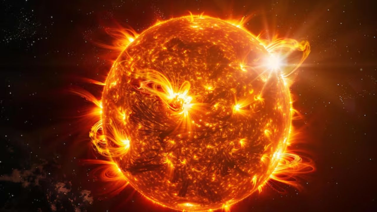 How does the sun which appears yellow from Earth look in space See its true color