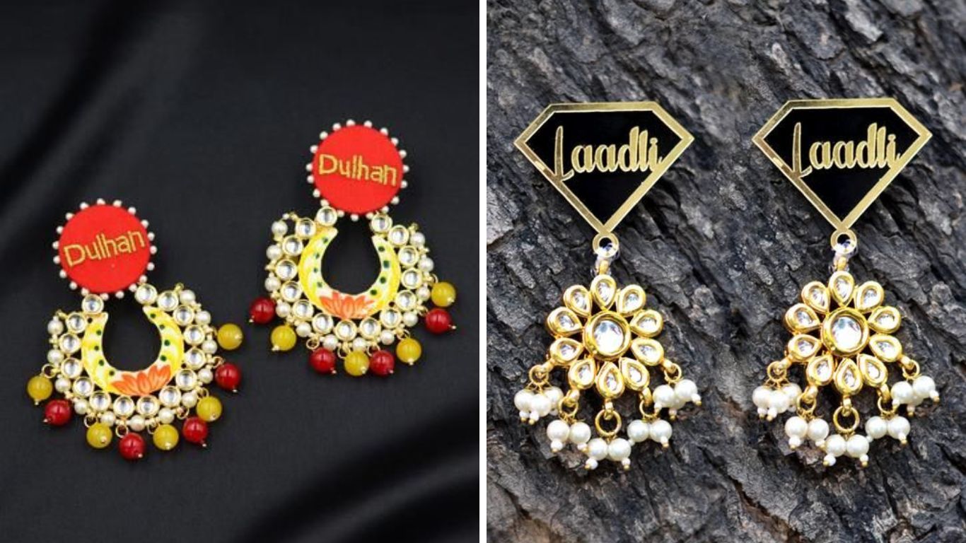 कस्टमाईज कानातले किंवा दागिने फक्त नावरीसाठीच नाहीतर घरातील इतर महिलांसाठी सुद्धा तुम्ही बनवून घेऊ शकता.