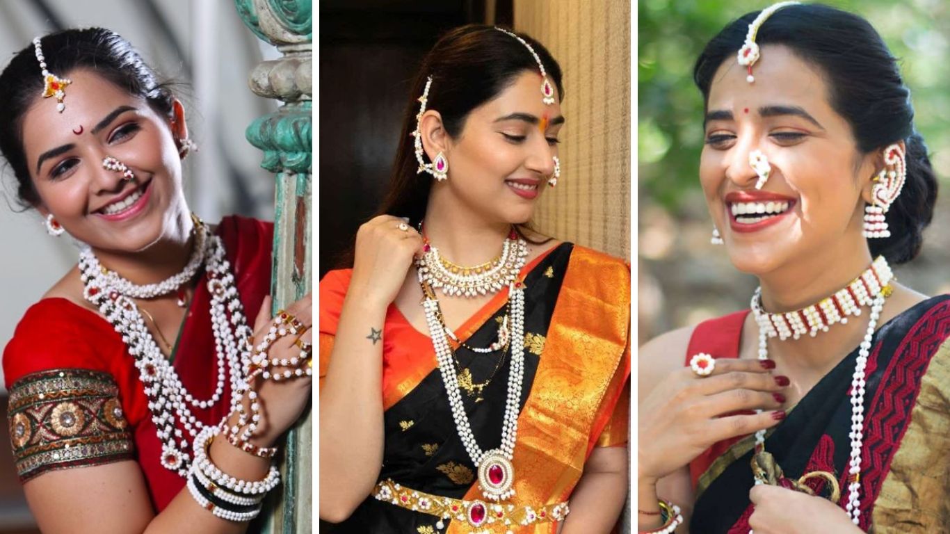 लग्नानंतरच्या पहिल्या मकरसंक्रांतीला परिधान करा सुंदर हलव्याचे दागिने