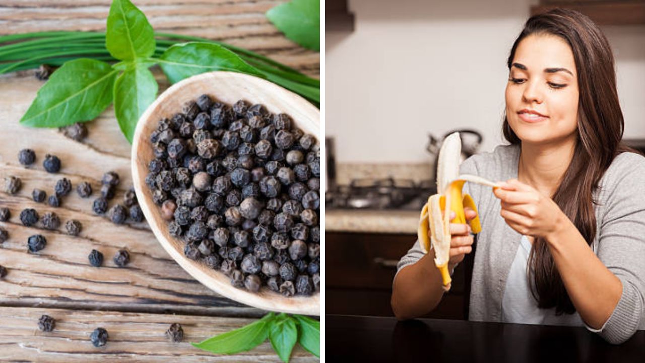 वजन कमी करण्याचा प्रयत्न करणाऱ्यांसाठी ही रेसिपी वरदानापेक्षा कमी नाही. केळी शरीराला ऊर्जा देते, तर काळी मिरी चयापचय गतिमान करते. ही रेसिपी चरबी जाळण्याची प्रक्रिया वाढवते आणि बराच काळ भूक नियंत्रित ठेवते