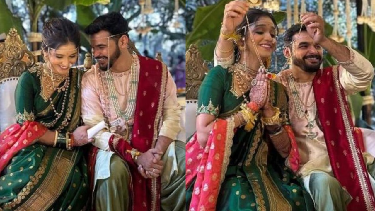 लग्नात शिवानी आणि अंबरने मराठमोळा लुक केला आहे. गेल्या काही दिवस त्यांनी त्यांची हळद, संगीत तसेच मेहंदी या सर्व कार्यक्रमांचे क्षण चाहत्यांसोबत शेअर केले आहेत.  
