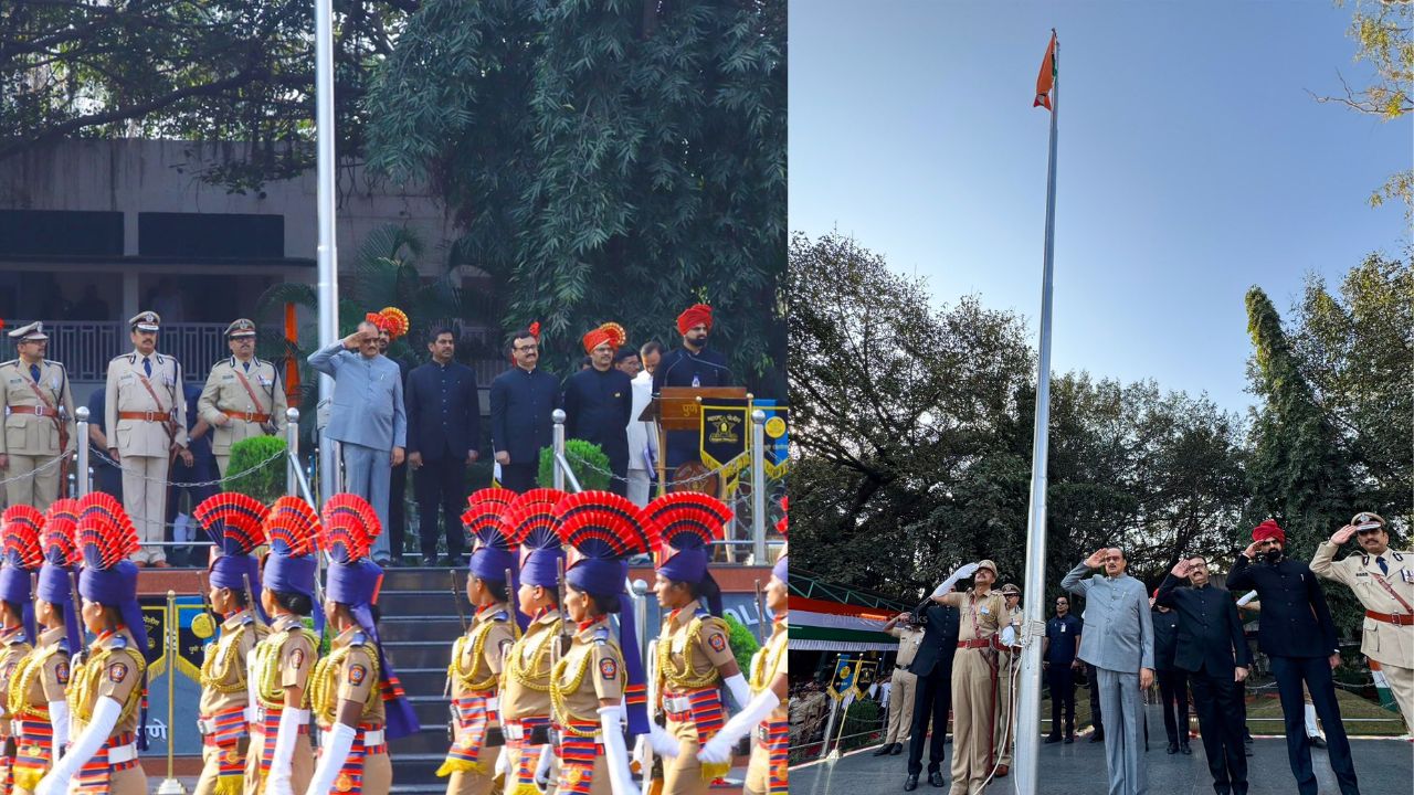 राज्याचे उपमुख्यमंत्री अजित पवार यांनी देखील मोठ्या उत्साहामध्ये प्रजासत्ताक दिन साजरा केला. पुण्याचे पालकमंत्री असलेल्या अजित पवार यांनी शहरातील पोलीस संचलन मैदान येथे राष्ट्रध्वज फडकावून राष्ट्रध्वजाला मानवंदना दिली. 