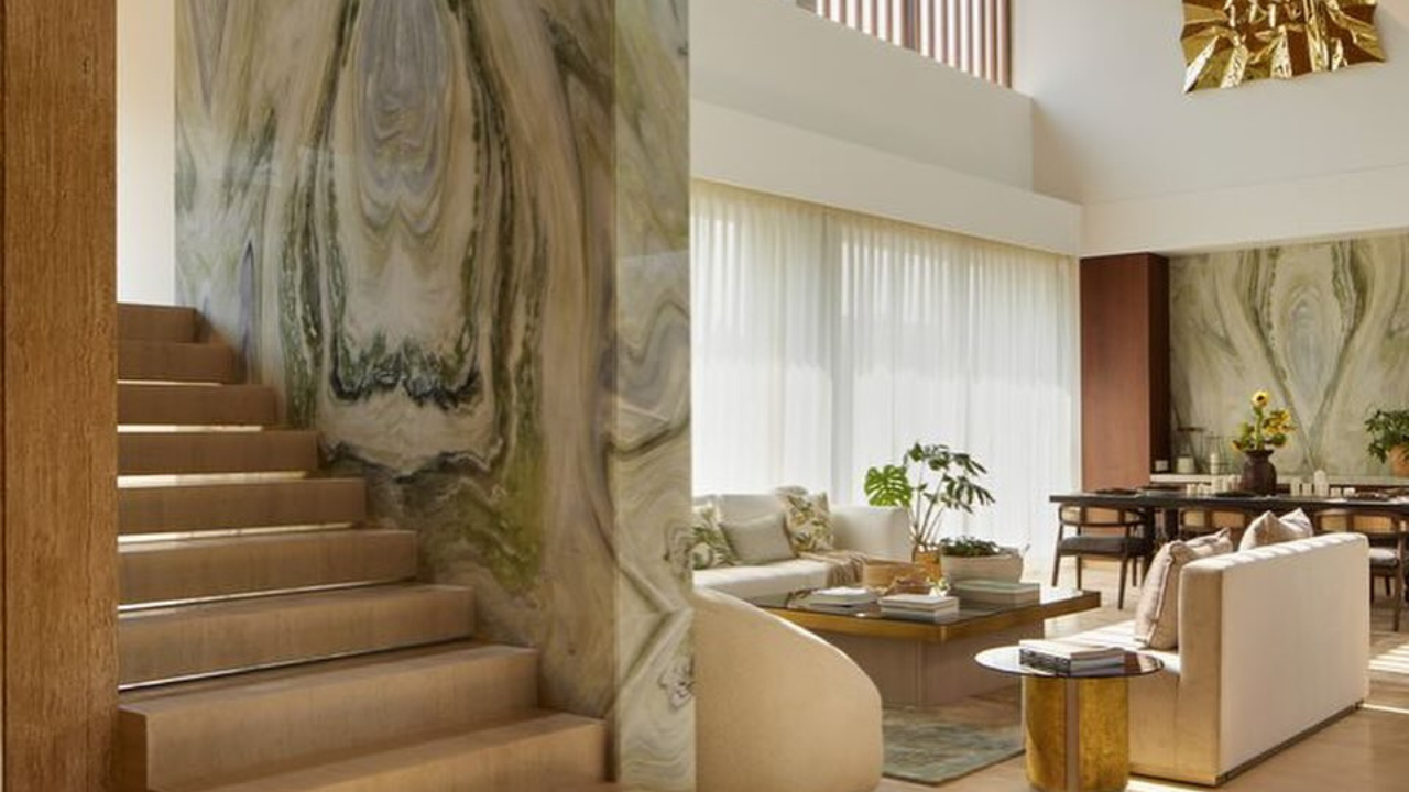 लिव्हिंग रूमचे इंटिरिअर