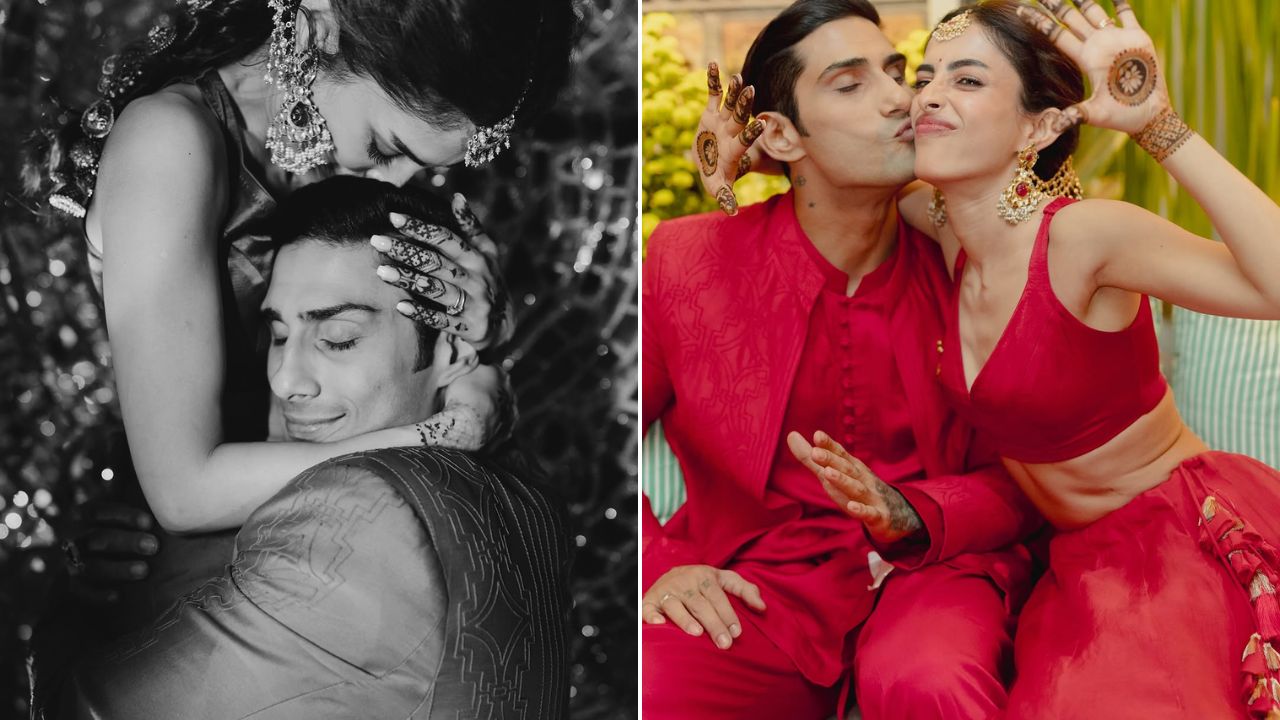 लाल लेहेंगा, हातावरील मेहंदी आणि Liplock ने वेधले चाहत्यांचे लक्ष; प्रिया- प्रतीकच्या सुंदर फोटोवर टाका एक नजर (फोटो सौजन्य -इंस्टाग्राम)