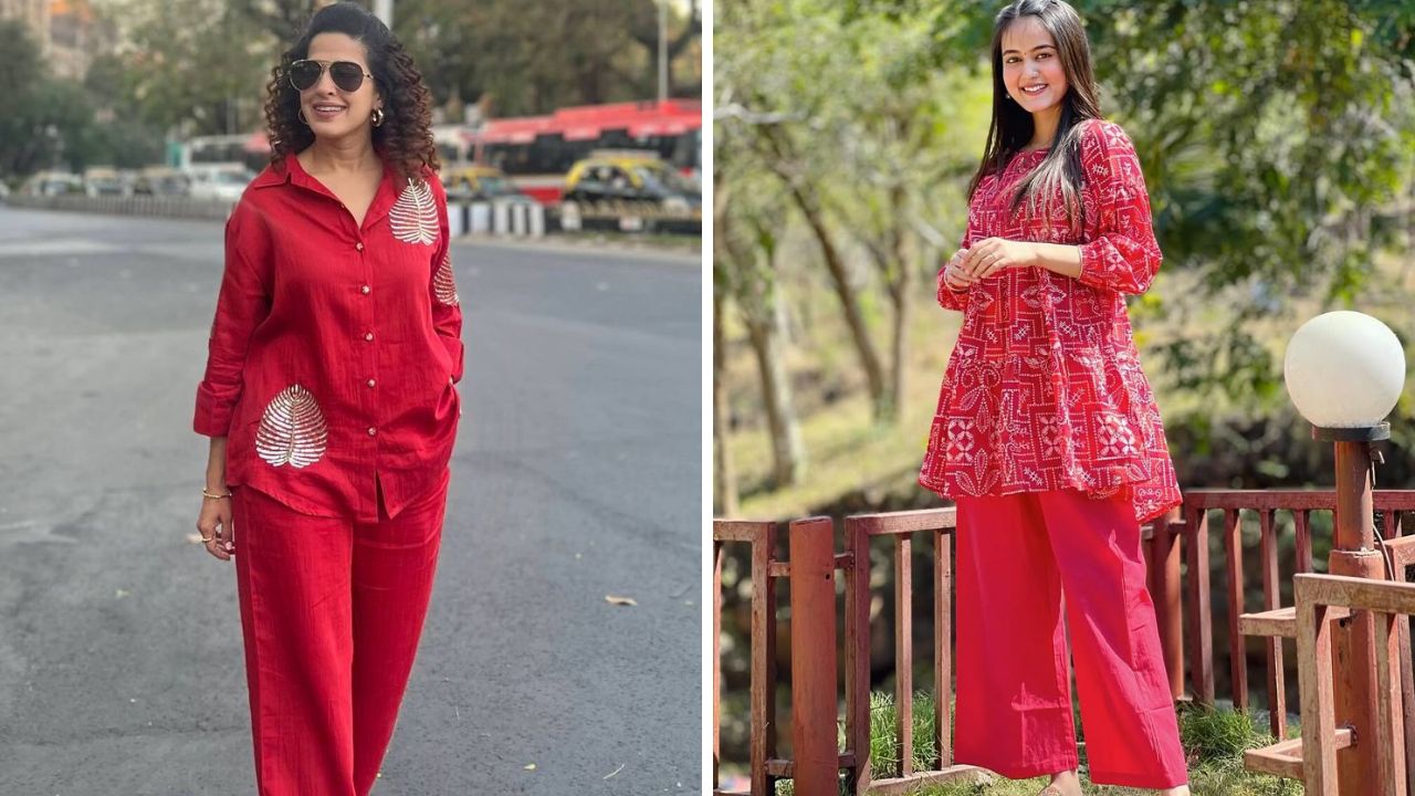 हल्ली बाजारात अनेक वेगवेगळ्या पॅर्टनमध्ये ड्रेस आले आहेत. त्यातील सगळ्यांचा आवडीचा पॅर्टन म्हणजे कोर्डसेट. तुम्ही व्हॅलेंटाईन्स डे च्या दिवशी कोर्डसेट घालू शकता. यामध्ये तुमचा लुक उठावदार आणि स्टयलिश दिसेल.