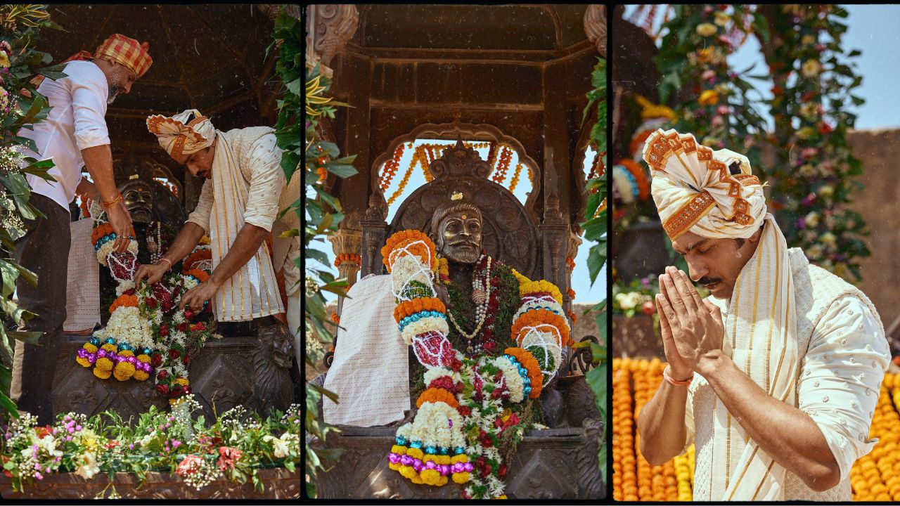 Vicky Kaushal Visits Raigad Fort On Chhatrapati Shivaji Maharaj Jayanti