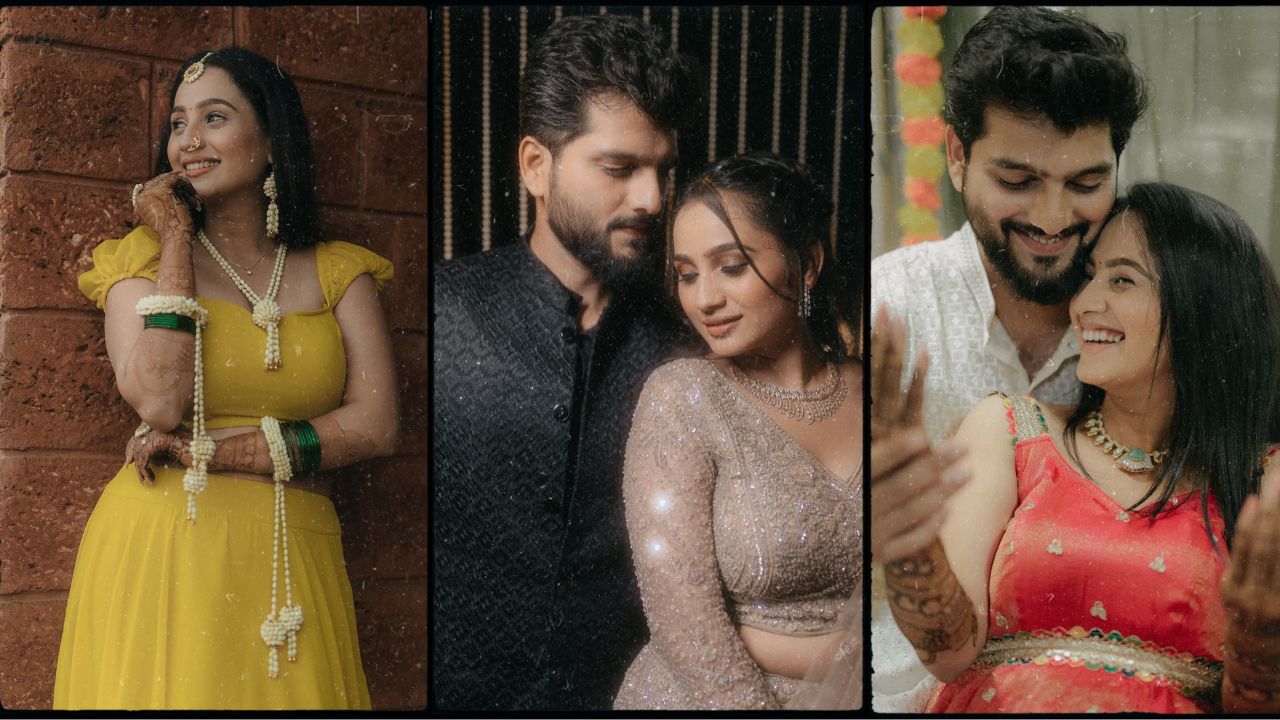 divya pugaonkar haldi ceremony photos