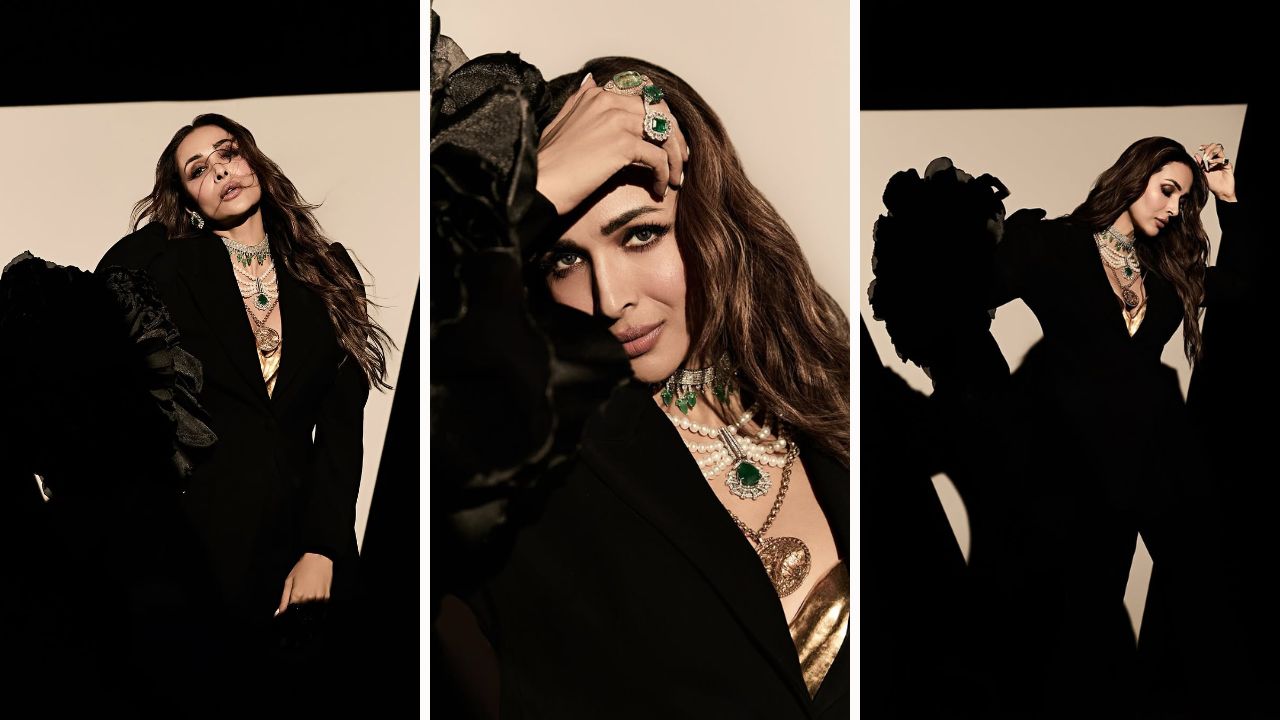 ‘अखियों से गोली मारे’ मलायकाचा किल्लर लुक, ब्लॅक ड्रेसमध्ये चाहत्यांच्या हृदयावर वार; इंटरनेटचा पारा चढला