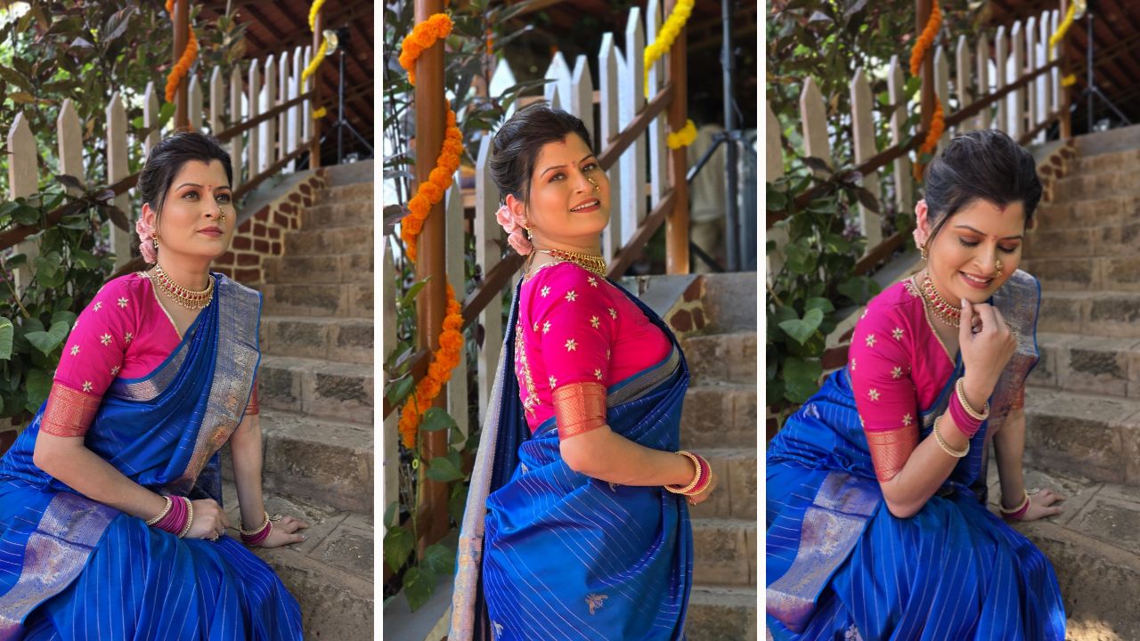 सावनी रविंद्रच्या गाण्यासह तिच्या सौंदर्याचेही अनेक चाहते आहेत आणि तिची स्टाईलही क्लास आहे. साडीतील तिचे हे मनमोहक रूप कसे आहे आपण पाहूया