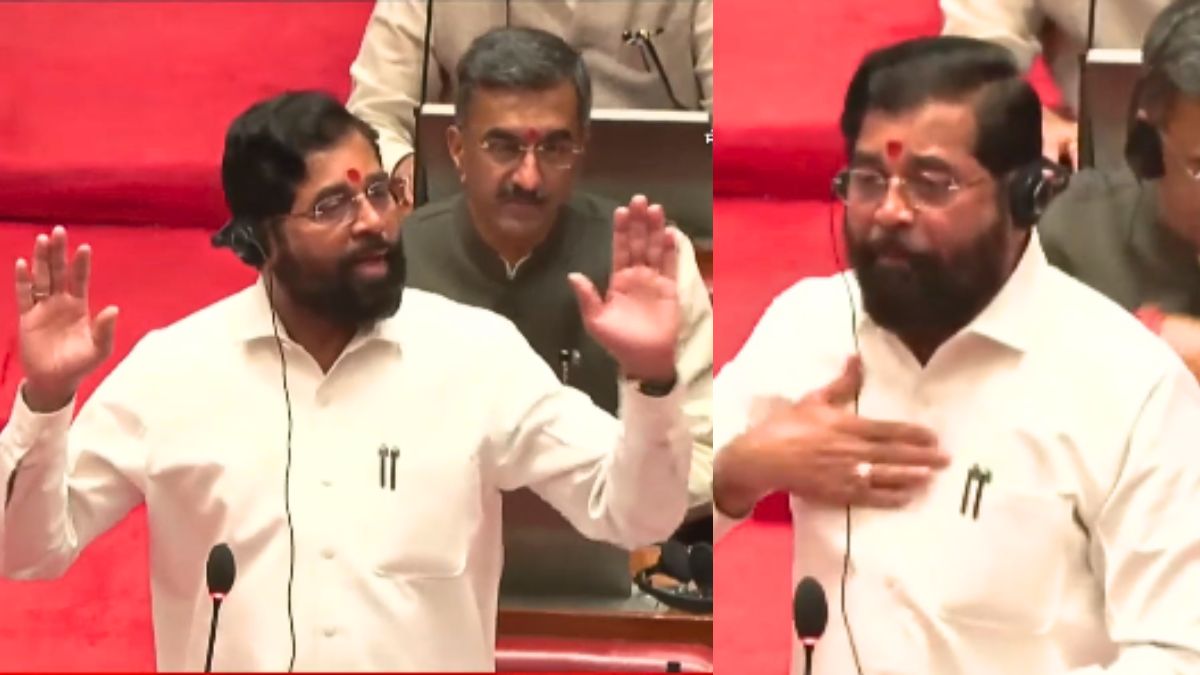 Eknath Shinde : ‘तुमचे प्रमुख मोदींची माफी मागण्यासाठी गुपचूप दिल्लीत गेले’; औरंगजेबावरून एकनाथ शिंदे आक्रमक