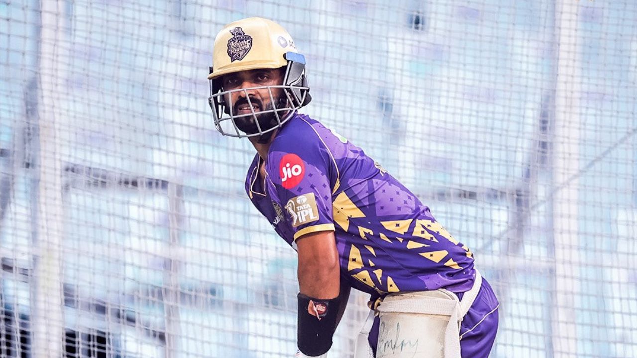 कोलकाता नाईट राइडर्सचा संघाने श्रेयस अय्यरला कायम ठेवले नाही त्यामुळे आता आयपीएल २०२५ चे केकेआरचे नेतृत्व अजिंक्य राहणे करणार आहे. त्यामुळे त्याच्या कॅप्टन्सीवर चाहत्यांची नजर असणार आहे. फोटो सौजन्य - KolkataKnightRiders सोशल मीडिया 