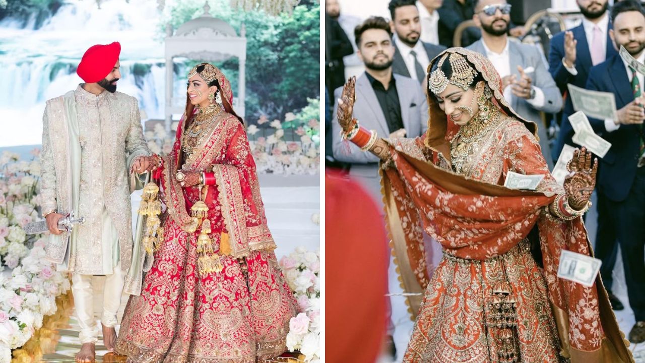 पंजाबी लग्नात नवीन नवरीच्या हातामध्ये लाल रंगाचा चुडा घातला जातो. यामध्ये लाल आणि पांढऱ्या रंगाच्या बांगड्यांचे एकत्र कॉम्बिनेशन करून चुडा बनवला जातो. 