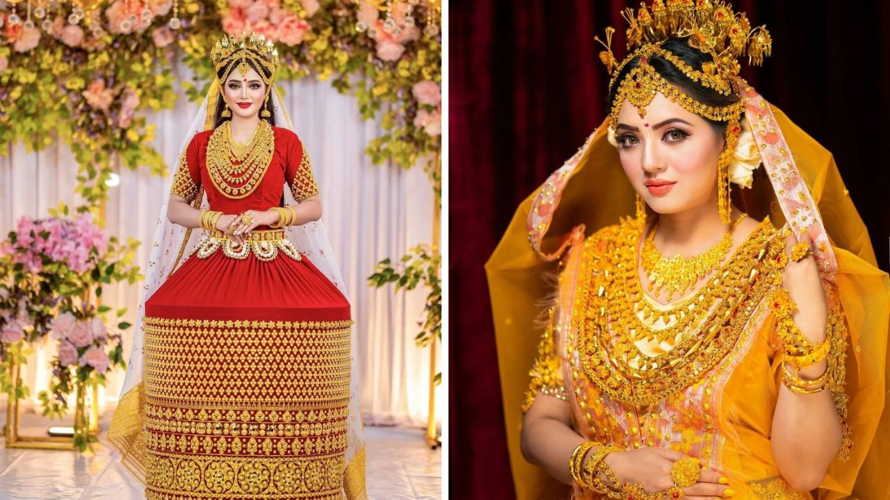 मणिपूरमध्ये नवरीच्या कानात लिकाचो हे कानातले घातले जातात. याशिवाय गळ्यात सुद्धा पारंपरिक दागिने परिधान केले जातात. हे दागिने सांस्कृतिक वारसा जपण्यासाठी परिधान केले जातात. 